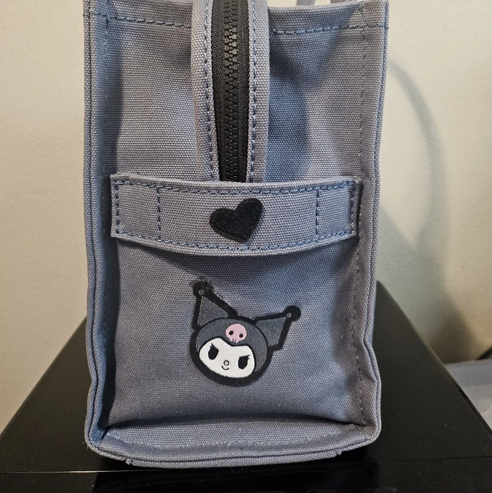 SOLD-Marc Jacobs Customized Kuromi/Sanrio The Tote Bag -Medium - Picture 2 of 7